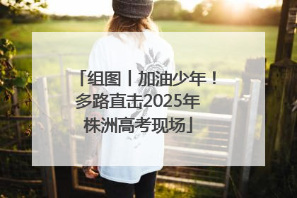组图丨加油少年！多路直击2025年株洲高考现场